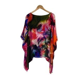 Vintage Deeva Abstract Pullover Top